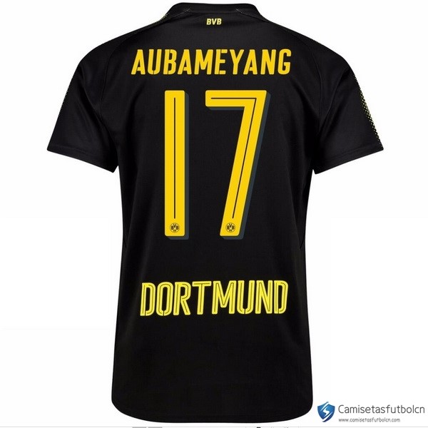 Camiseta Borussia Dortmund Segunda equipo Aubameyang 2017-18